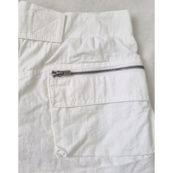 Free People Movement: In the Lead relaxed white cargo shorts - Picture 3 of 6